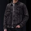 Denim Trucker Jacket | Faded Black